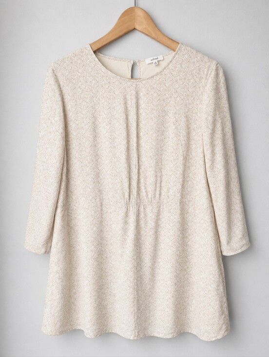 Wilfred Tops - Wilfred Aritzia XS Cream Pink Floral Print Dress Rayon Boho Cottagecore